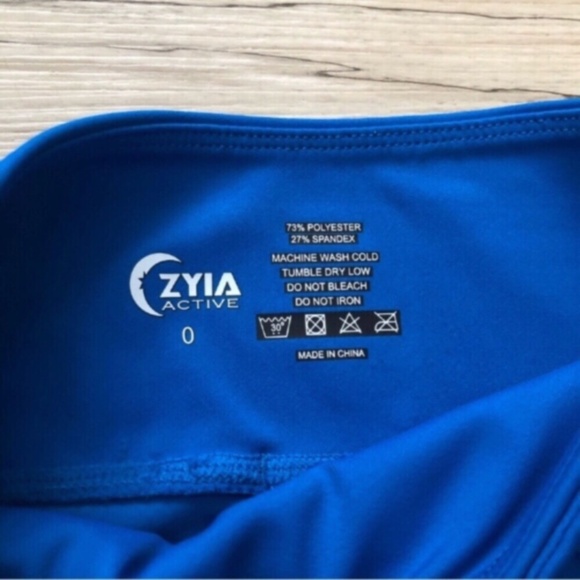 Zyia Blue Leggings - Picture 2 of 6